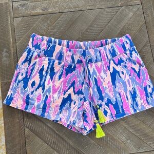 Lilly Pulitzer Pink and Blue Athletic Shorts